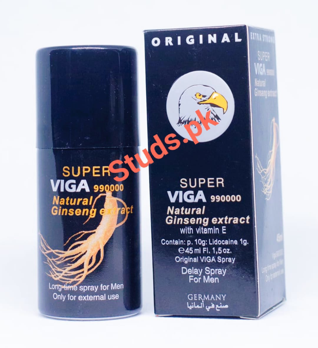 SUPER VIGA STRONG 990000 WITH GINSENG POWER MEN TIMING DELAY SPRAY | IMPORTED | FOR ERRECTION & TIMING