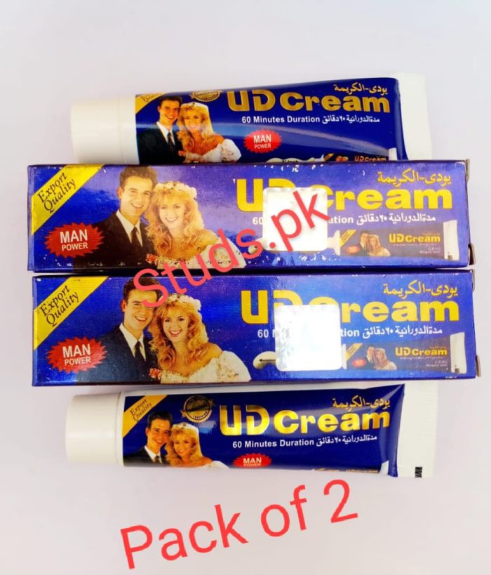 PACK OF 2 UD MEN LONG TIMING DELAY CREAM | IMPORTED | Fast Delivery System
